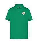 Tallinna tondi kool laste logoga roheline polo wear print