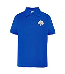 Tallinna tondi kool laste logoga sinine polo wear print