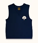 Tallinna tondi kool laste logoga tumesinine vest wear print 1