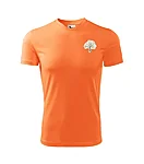 Tallinna tondi kool logoga vanemate õpilaste oranž spordisärk wear print