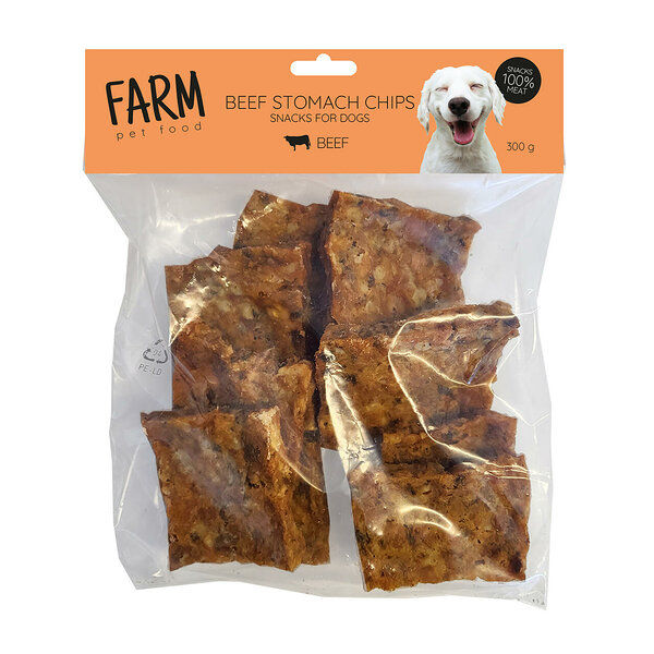 Farm beef stomach chips 1