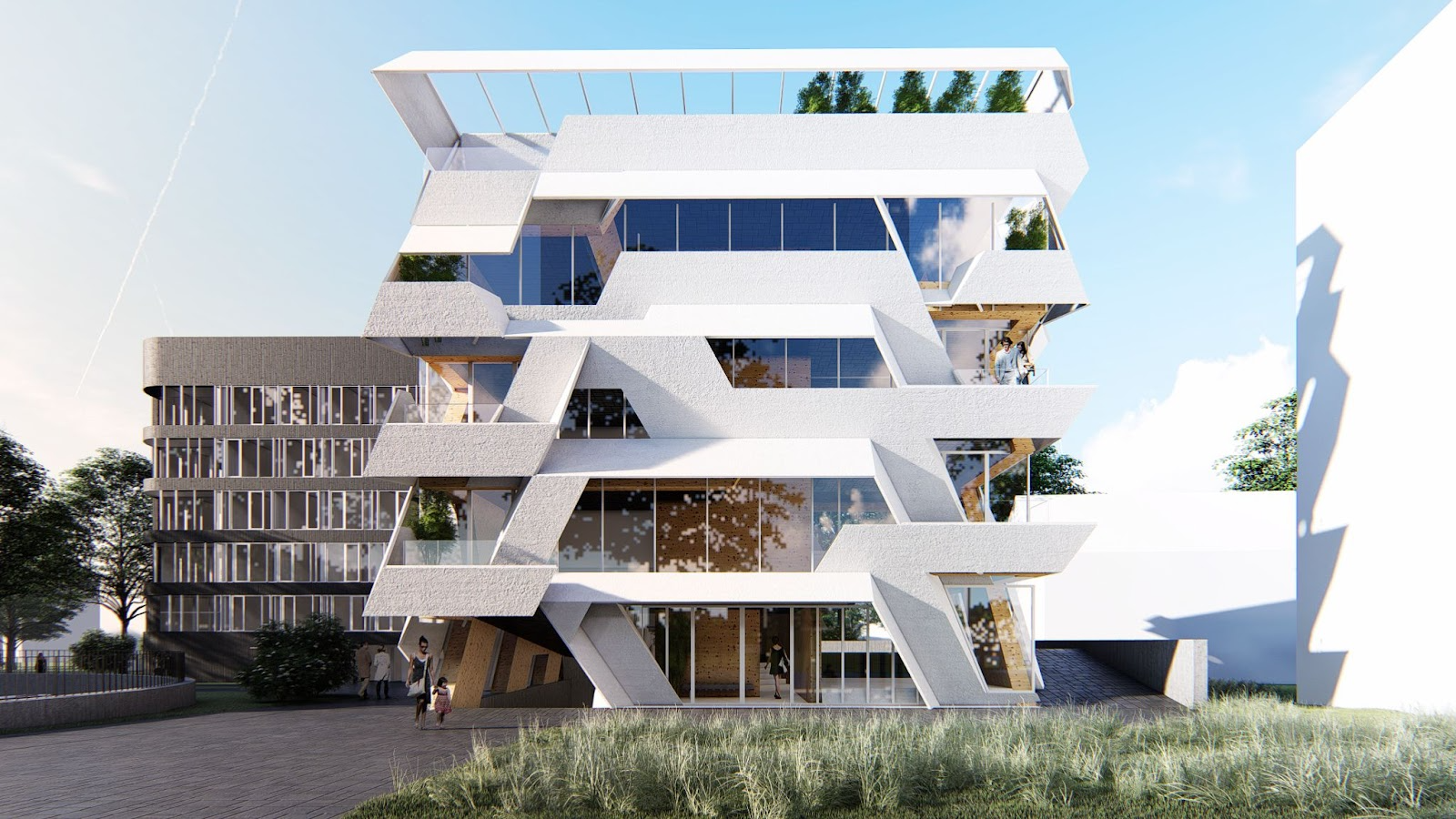 Slender Rectangular Building “sLender”: New standardised wooden apartment building – PAKK