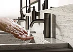 7402255 silhouet touchless brushed graphite grey finger washing public miljoe
