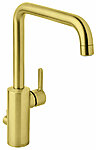 7408179 silhouet kitchen with diverter brushed brass