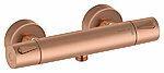 744008700 silhouet thermostat brushed copper