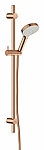 766888700 silhouet flex shower set brushed copper