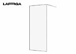 Walk in larga chrome 90x200 transparent glass