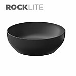 K677 019 larga 40x40 countertop washbasin anthracite mat round side rocklite,qnumpq2lq3gxrsaoz6q 1