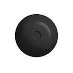 K677 019 larga 40x40 countertop washbasin anthracite mat round top,qnumpq2lq3gxrsaoz6q 1