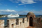 View from the Ozama fortress in Santo Domingo
