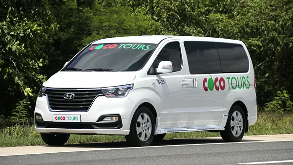 Cocotours van on a transfer from Amber Cove to La Romana