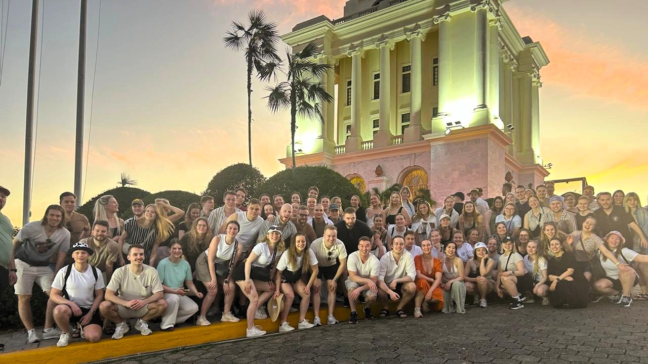 
Cocotours group from Tampere University in the Dominican Republic