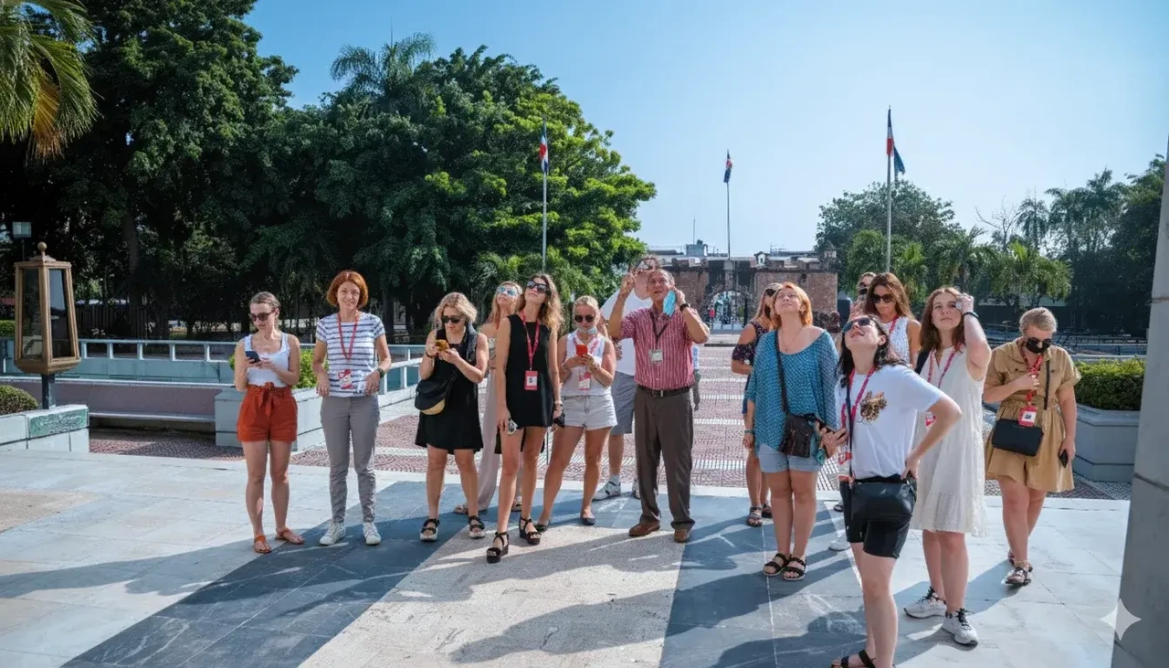 
A Cocotours group on our Santo Domingo excursion