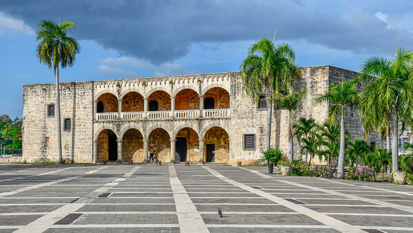 Santo Domingo's Alcázar de Colón also known as the Columbus Palace where the family of the explorer  lived. You will visit this sight on the Cocotours city tour of Santo Domingo