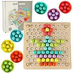 Educational montessori bead ball mosaic puzzle 77el 158405