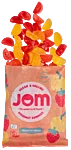 Jom godis sot jordgubb persika eko vegan and glutenfree strawberry peach 70g swedishness 2