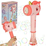 Soap bubble gun bubble machine unicorn wand light sound 175331