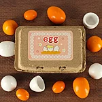 Wooden eggs for play removable yolks 169112