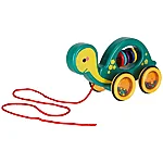 Wooden rattle on a string mobile turtle 176801