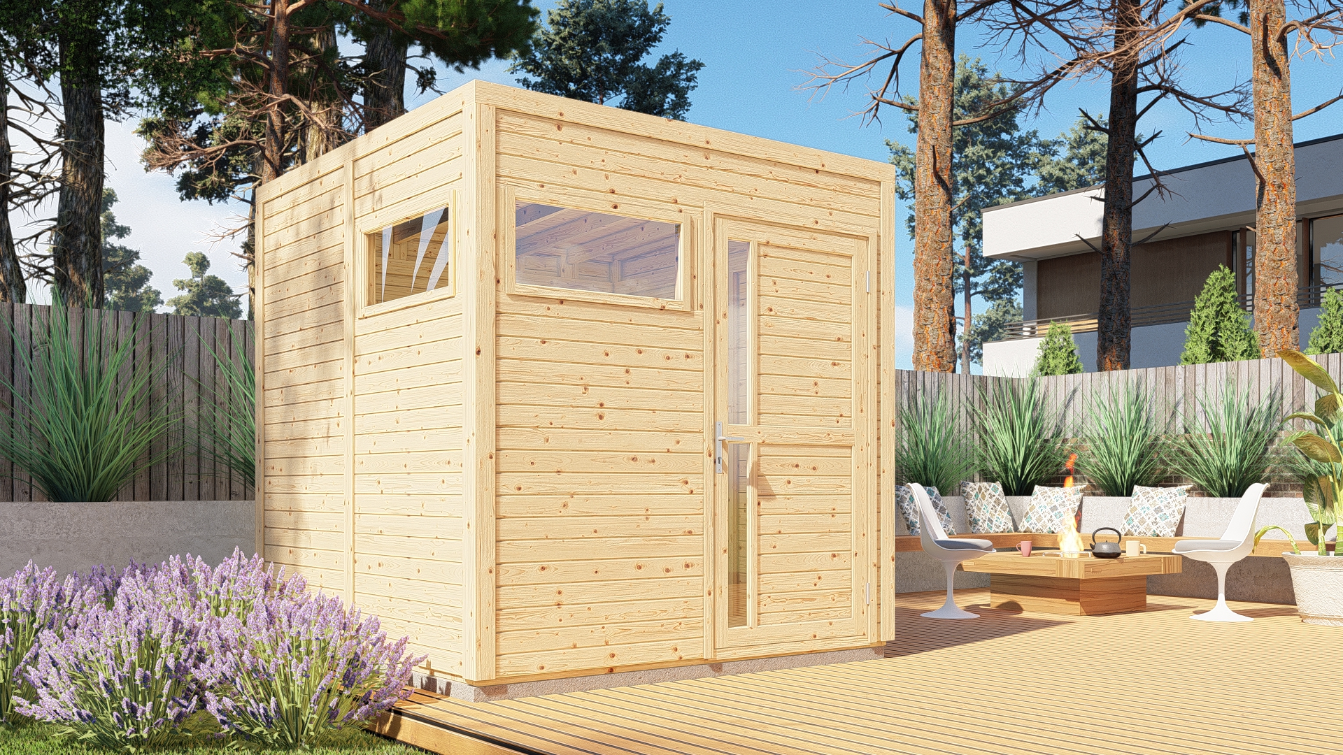 Garden House Cubus 2 — High quality summer and garden houses - bertilo.com