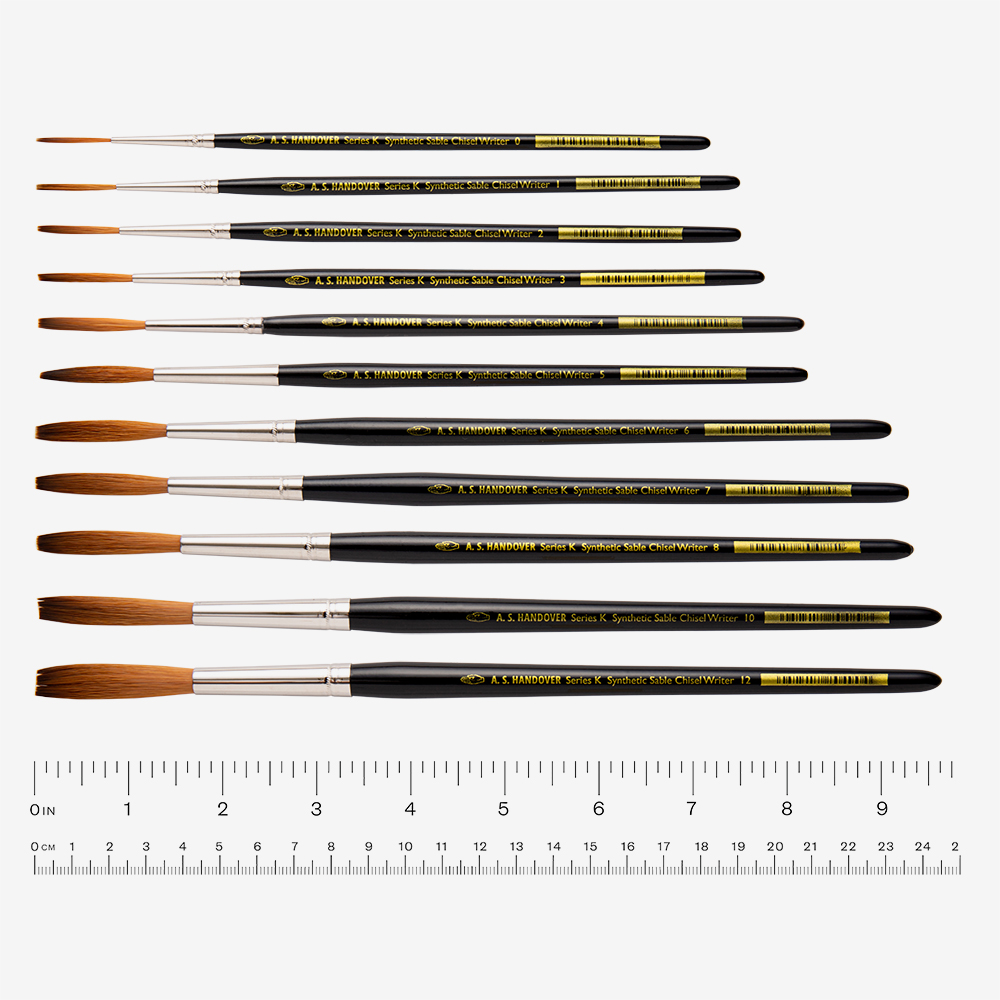 Lettering brushes