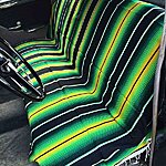 Black green serape 1