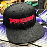 Diskustom magazine cap black pink 4