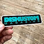 Diskustommagazine logo turqoise