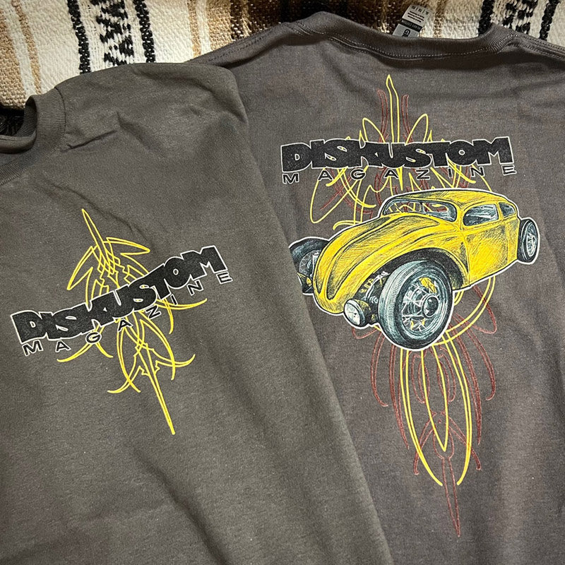 Diskustom Magazine shirts