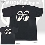 Moon equipped logo tshirt black