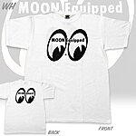 Moon equipped logo tshirt white