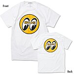 Moon logo tshirt white