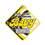 Mooneyes baby on board window sign 3