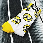 Mooneyes eyeball pattern socks 1