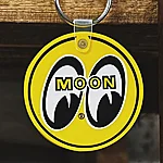 Mooneyes keychain logo round 1