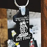 Mooneyes keychain ratfink black 3