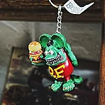 Mooneyes keychain ratfink figure 1