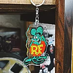 Mooneyes keychain ratfink plastic 1