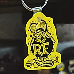 Mooneyes keychain ratfink yellow 1