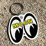 Mooneyes keychain white 1