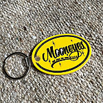 Mooneyes keychain yellow oval 1