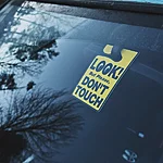 Mooneyes look but please dont touch hanging sign 2