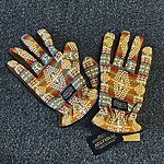 Pendleton gloves brown pattern 2