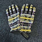 Pendleton gloves purple yellow pattern 1