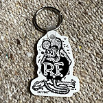 Ratfink keychain white 1