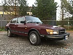 Saab 900 coupe violet 25