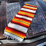 Serape white yellow 11