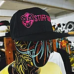 Skunkhead cap black pink 1