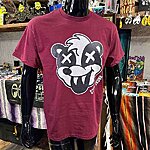 Skunkhead shirt maroon 1