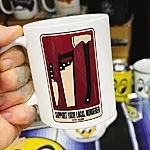 Stiff skunk support your local murderer coffee mug 2